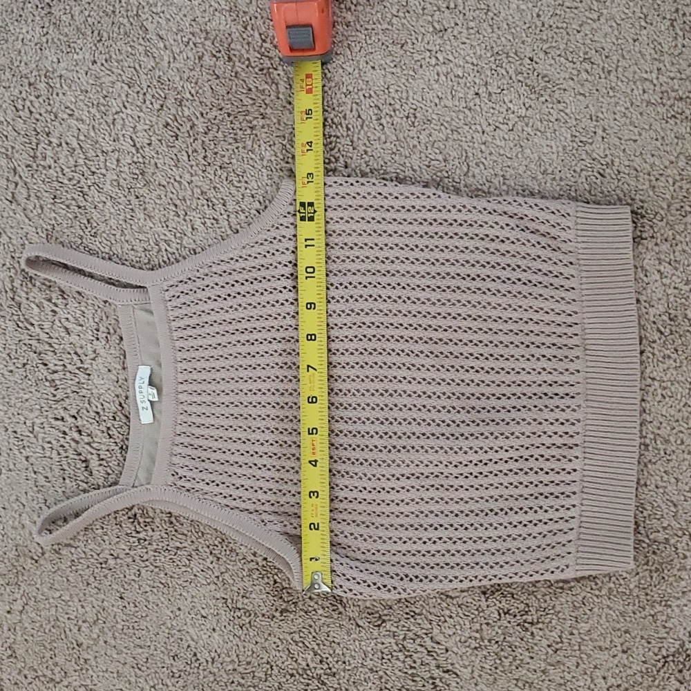Z supply khaki knit tank size small NWOT